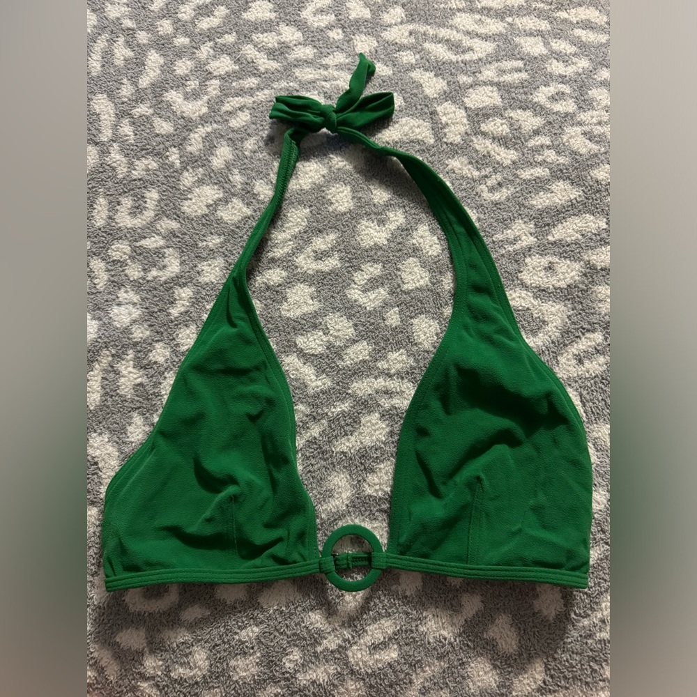 Green Calvin Klein Bikini Top